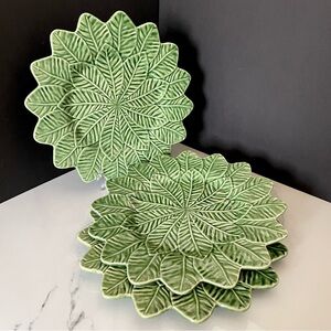 SET of 3 Lemon Leaf 13" Chargers - Bordallo Pinheiro